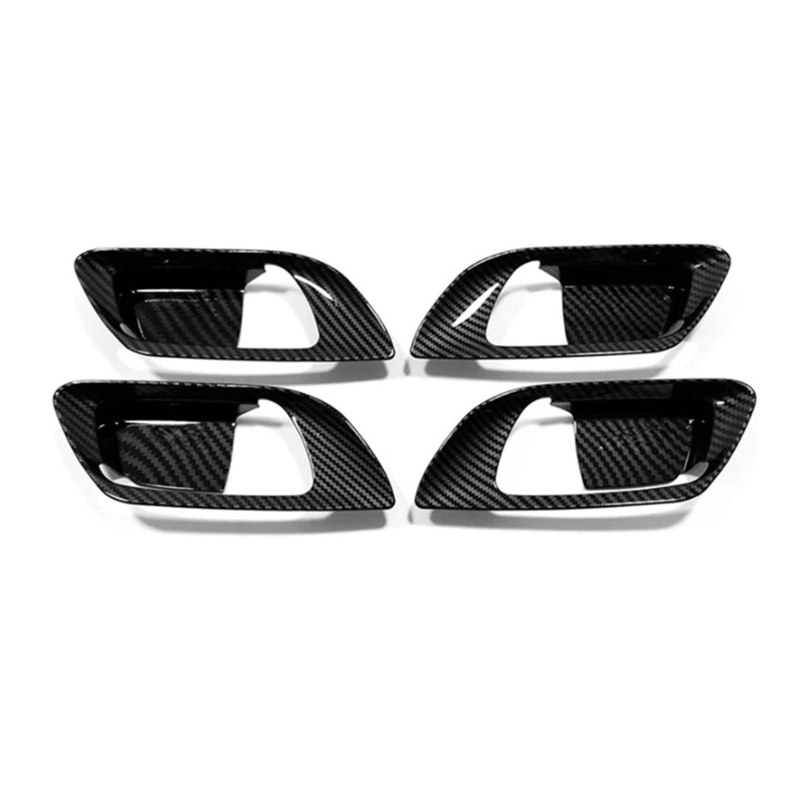 EOTCXJBX Innentürgriffschalenschutzrahmenabdeckungsverkleidung Kompatibel for FIT Jazz 2014- -2018 ABS Autoinnenaufkleberzubehör(A Carbon Fibre) von EOTCXJBX