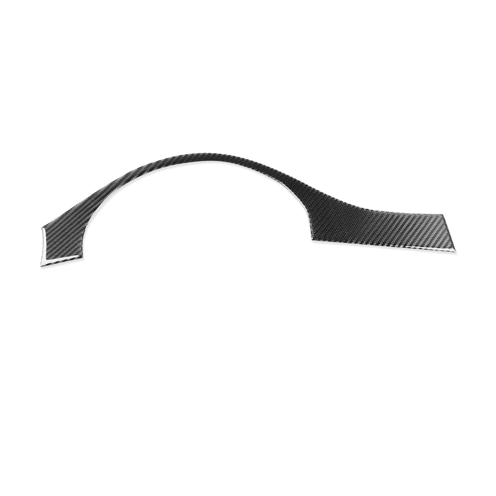 EOTCXJBX Instrumentenblende, Innenzubehör, Pianoschwarz, dekorativer Aufkleber, kompatibel mit BMW 3er E90 2005–2012, Carbonfaser, Auto-Styling, Innenzubehör(Black-RHD) von EOTCXJBX