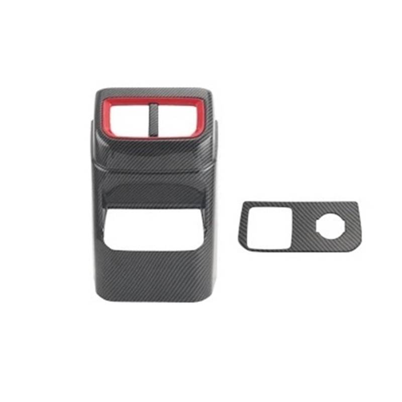 EOTCXJBX Komplettes Aufkleberset for den Innenraum, kompatibel mit Ranger Wildtrak T9 2022 2023 2024, LHD, RHD, Carbonfaser, Auto-Innenraum-Aufkleberset, Zubehör(Tybe 11) von EOTCXJBX