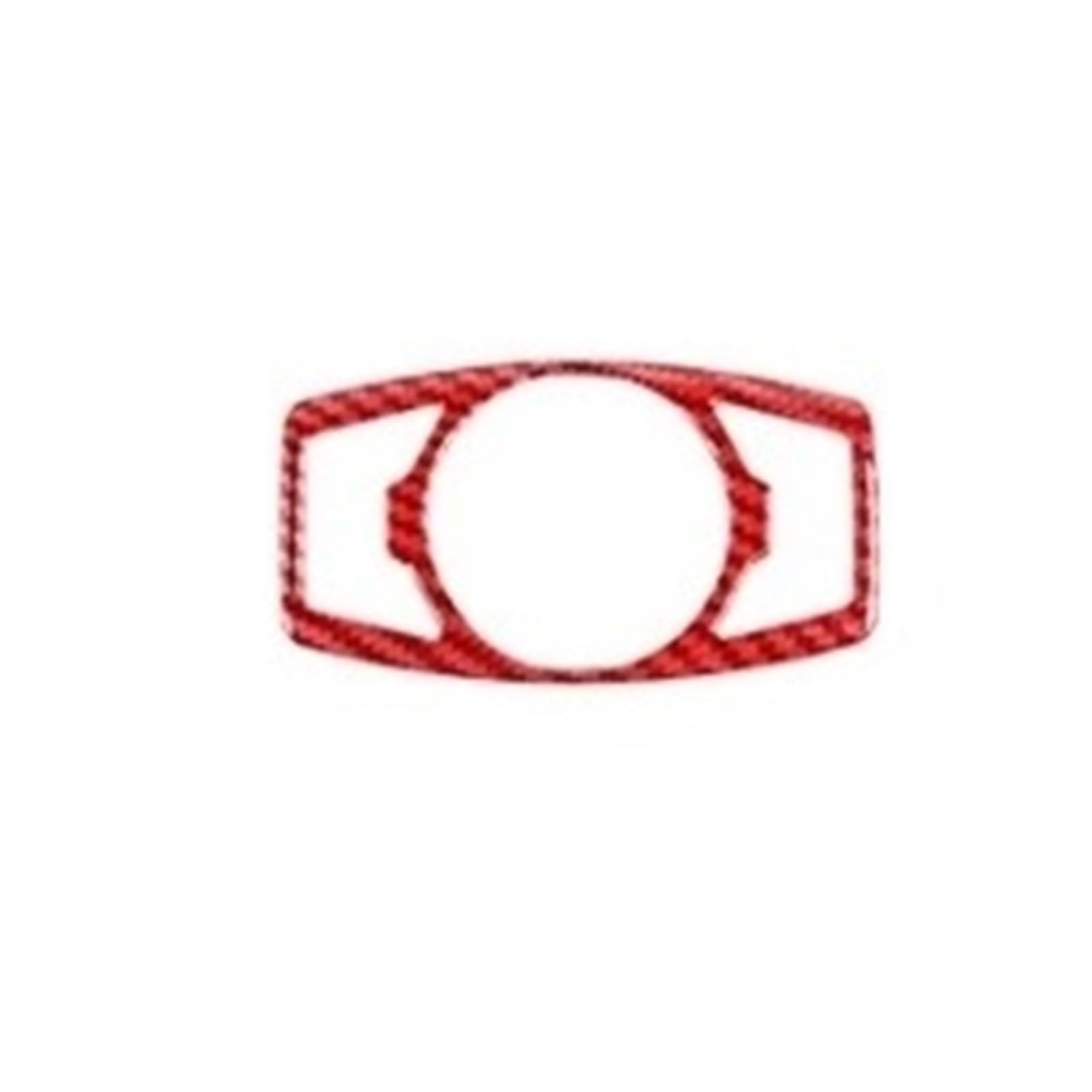 EOTCXJBX Komplettes Auto-Innenraum-Dekorationsaufkleber-Set, kompatibel mit F150 2015–2020, ABS, Rot, Kohlefaser, Auto-Styling, Innenzubehör(Type 23) von EOTCXJBX