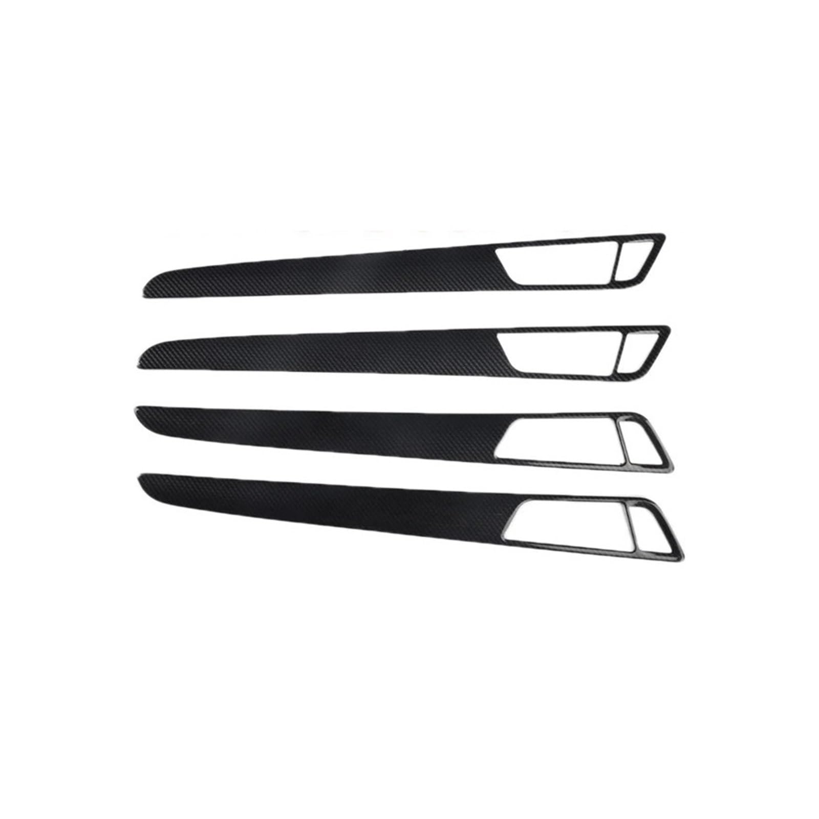EOTCXJBX Konsolen-Armlehne, Schalthebel-Dekorationsrahmen-Abdeckungssatz, kompatibel mit Audi Q5 2010–2016, Auto, LHD, Kohlefaserfarbe, Auto-Innenraum-Aufkleber, Zubehör(for Door Panel) von EOTCXJBX