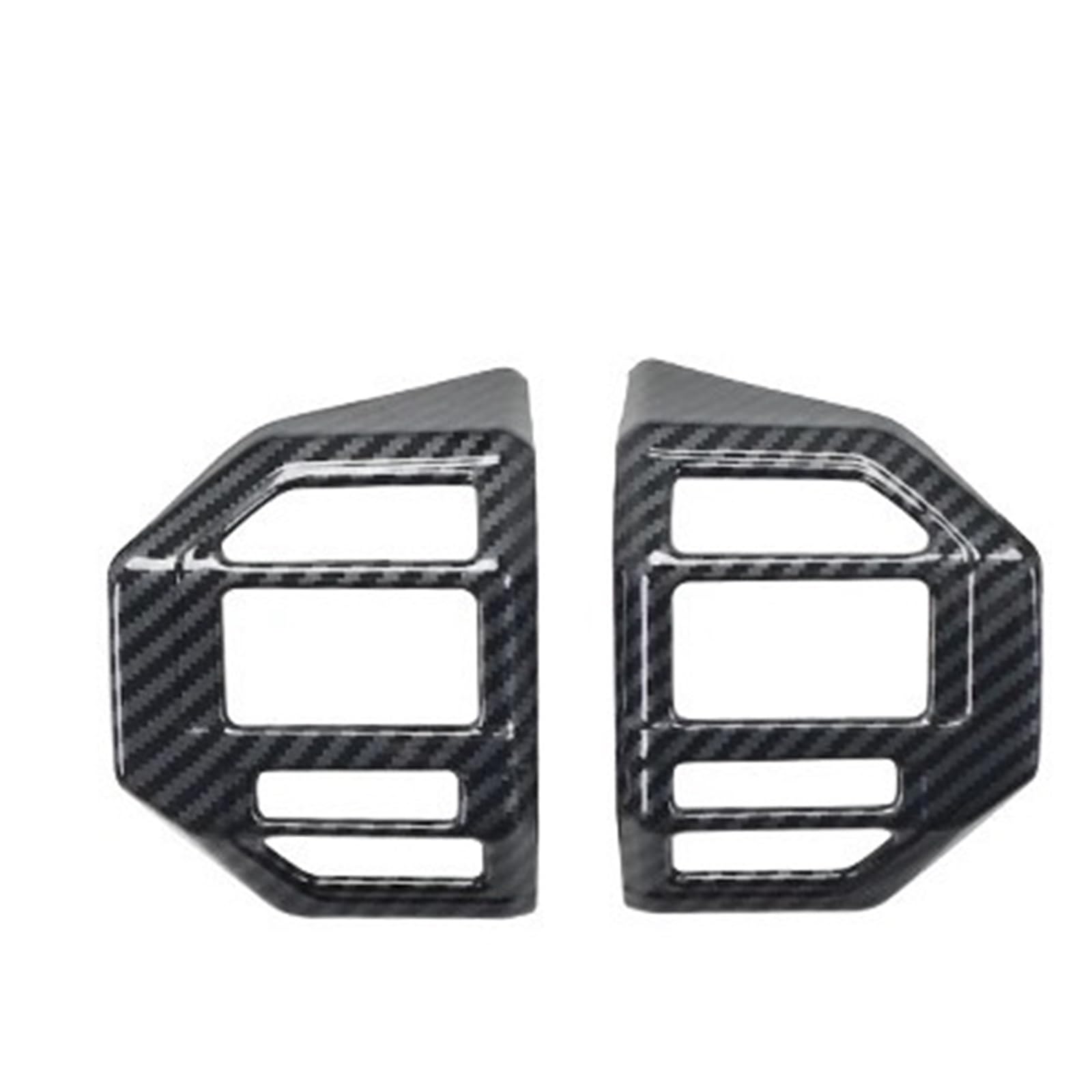 EOTCXJBX Lenkradbezug-Dekorationsaufkleber, kompatibel mit 2024 Toyota Land Cruiser 250 1958 Prado LC250, Autoinnenausstattung, verbesserte Modifikation(Button Fiber) von EOTCXJBX