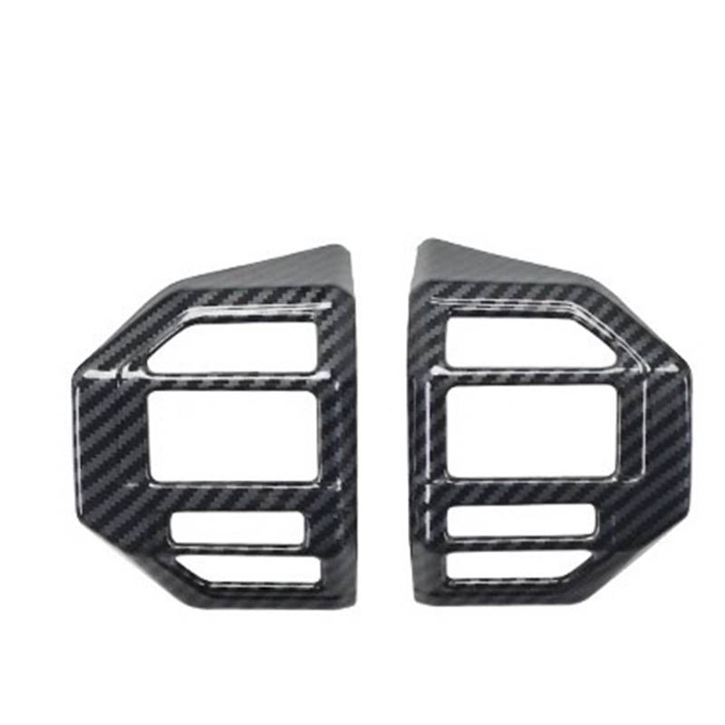 EOTCXJBX Lenkradbezug-Dekorationsaufkleber, kompatibel mit 2024 Toyota Land Cruiser 250 1958 Prado LC250, Autoinnenausstattung, verbesserte Modifikation(Button Fiber) von EOTCXJBX