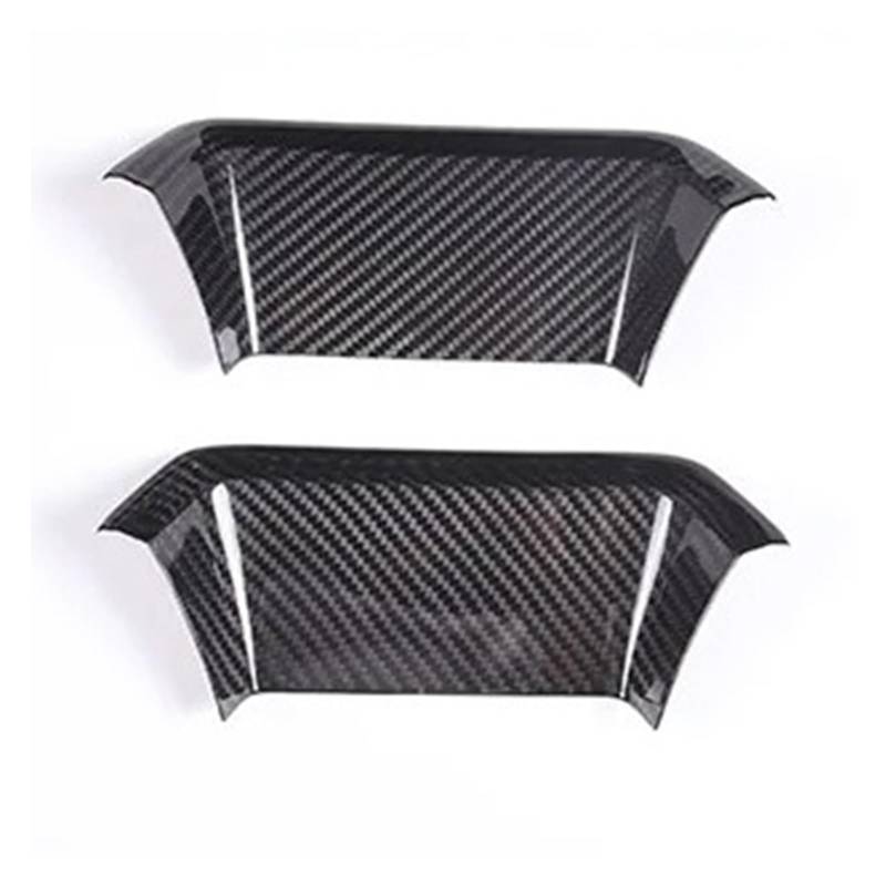 EOTCXJBX Luftauslässe der Mittelkonsole, Sitzschalterfeld-Rahmenabdeckung, Innenverkleidungs-Aufkleber-Kit, kompatibel mit Lamborghini, echtem Carbonfaser-Auto-Styling, Innenausstattung(Style 18) von EOTCXJBX