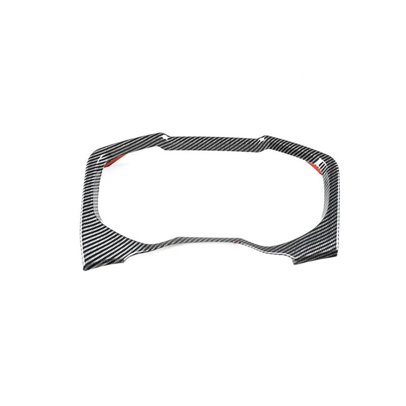 EOTCXJBX Mittelkonsolen-Brettverkleidung, Rahmenverkleidung, kompatibel mit Toyota RAV4 2019–2023, Carbonfaser, Auto-Innenraumaufkleber, Zubehör von EOTCXJBX