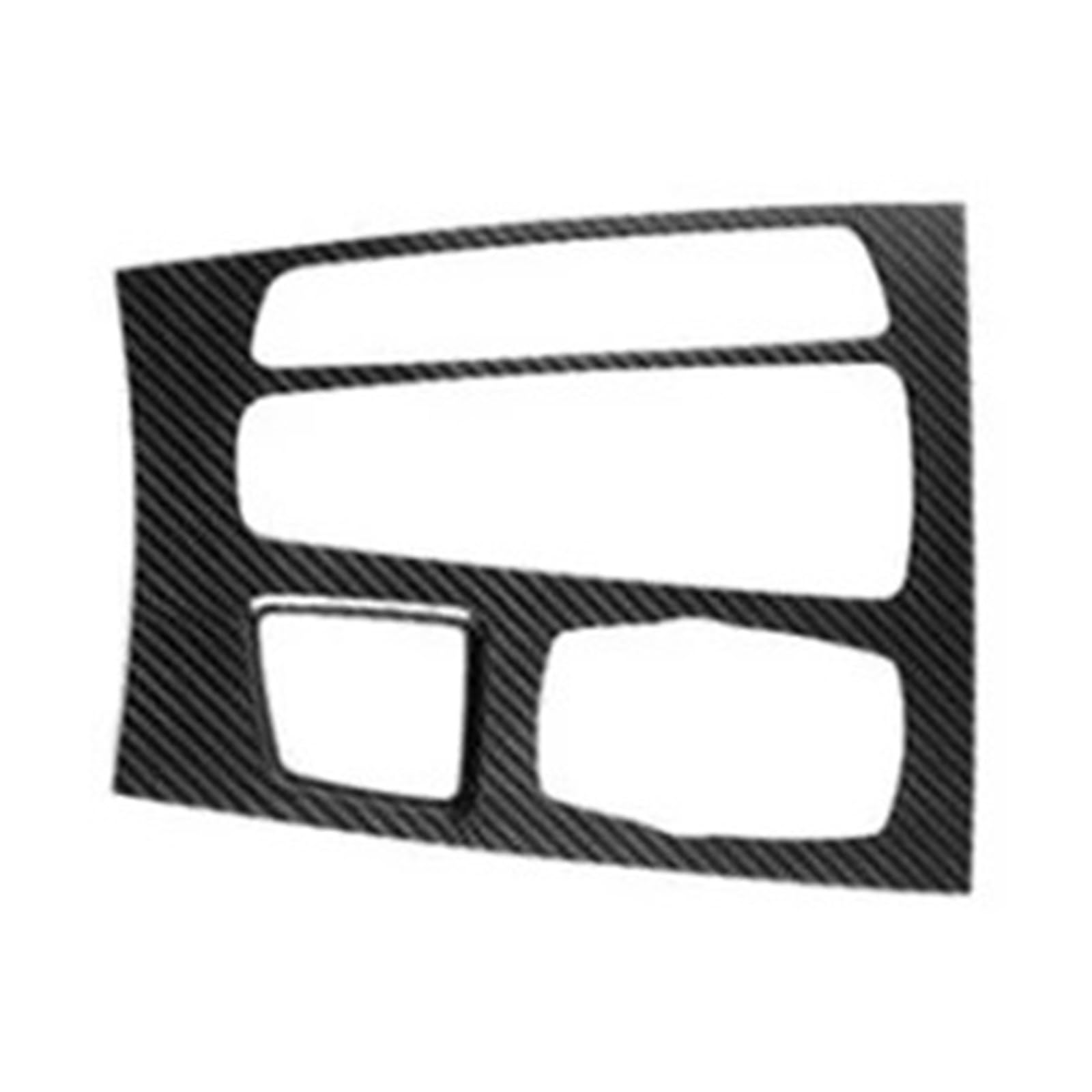 EOTCXJBX Mittelkonsolenverkleidung, innere Türleiste, Schaltknauf-Dekorationsabdeckung, kompatibel mit BMW X5 X6 F15 F16 2014–2018, Autozubehör-Dekorationsaufkleber aus echter Kohlefaser(Shift Knob Pa von EOTCXJBX