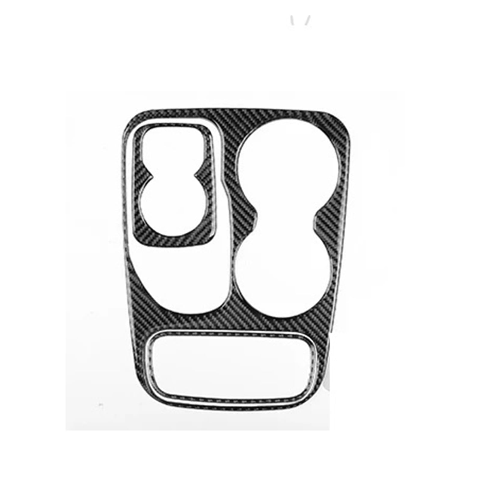 EOTCXJBX Radio-Luftauslässe, Schalttür-Hebeplatten-Kit, kompatibel mit Dodge Durango 2014–2020, Carbonfaser-Autoinnenausstattung, dekorative Aufkleber(3Pcs Gear A LHD) von EOTCXJBX