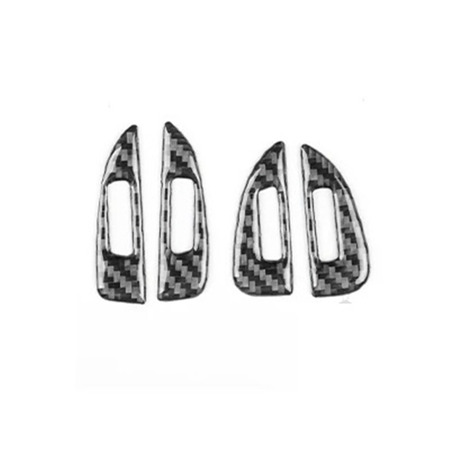 EOTCXJBX Radio-Luftauslässe, Schalttür-Hebeplatten-Kit, kompatibel mit Dodge Durango 2014–2020, Carbonfaser-Autoinnenausstattung, dekorative Aufkleber(Central Control Vent) von EOTCXJBX