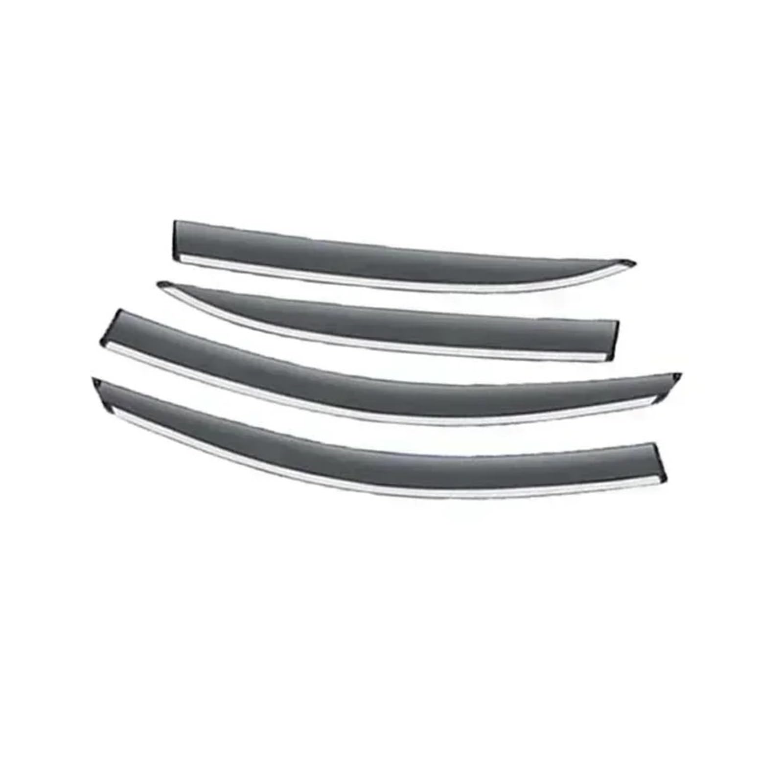 EOTCXJBX Regenschutz, Windabweiser, Seitenfenster-Visier, Abdeckungsverkleidung, kompatibel mit Hyundai Kona Kauai SX2 2024 2025, Sonnenschutzschild, Entlüftungsschutz, Markise von EOTCXJBX