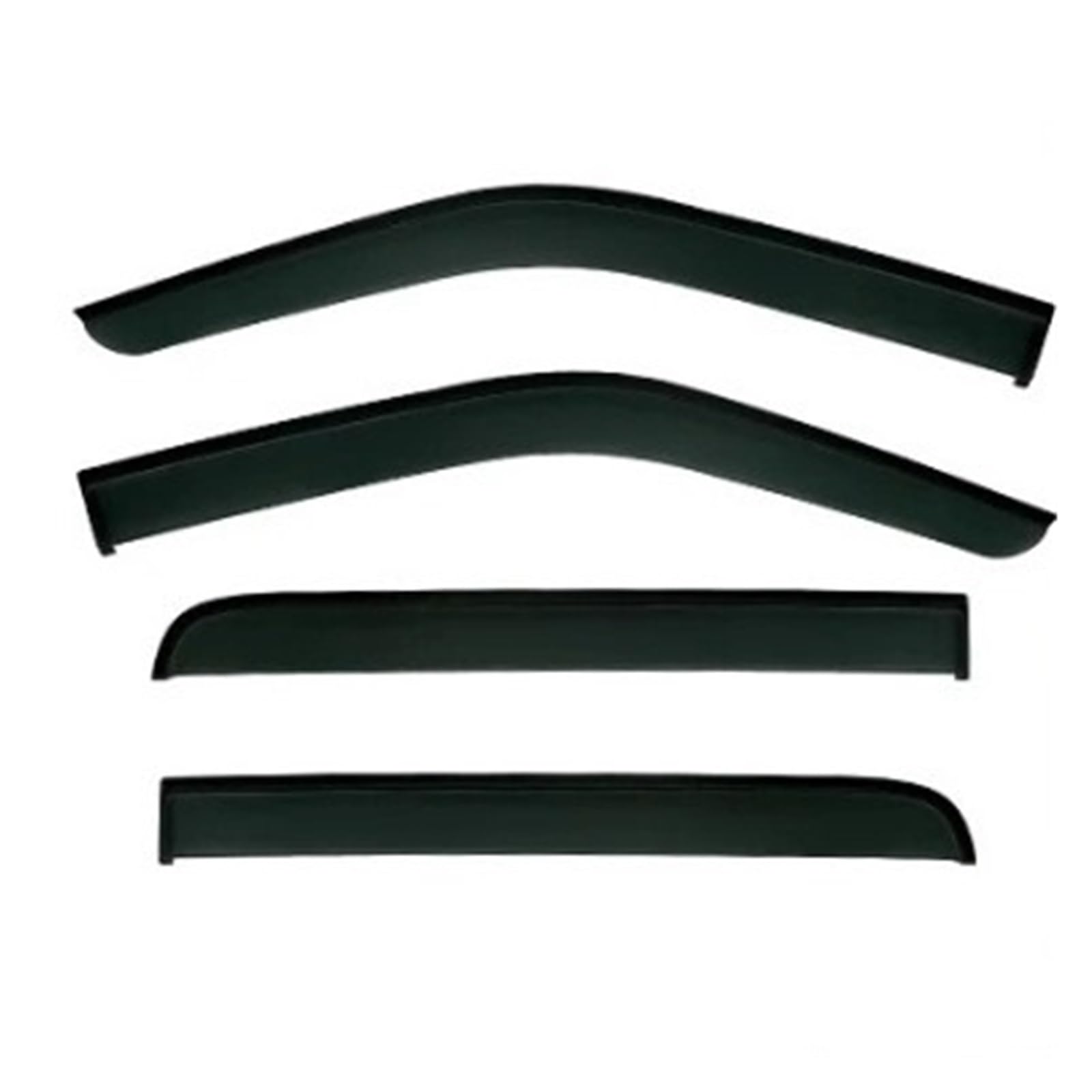 EOTCXJBX Regenschutz for Autofenster, Windabweiser, kompatibel mit F150 2014–2022+, Autofenster-Visier, Windschutzscheibe, Autozubehör(F-03) von EOTCXJBX