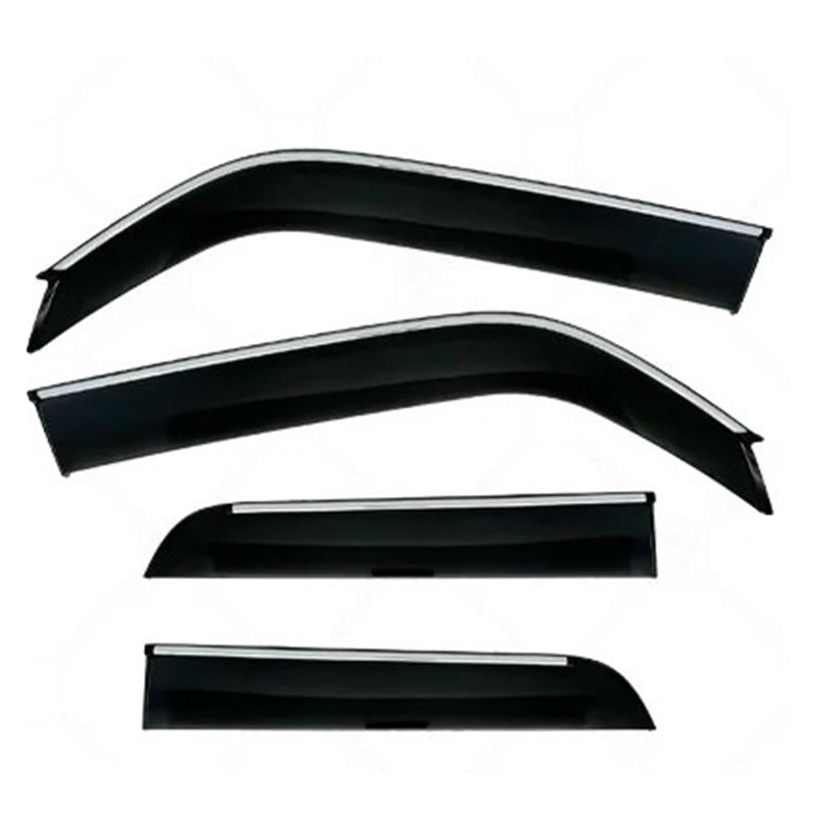 EOTCXJBX Regenschutz for Autofenster, Windabweiser, kompatibel mit Toyota 4 Runner N120 N130 N180 N210 N280, Autofenster-Visier(T-04) von EOTCXJBX