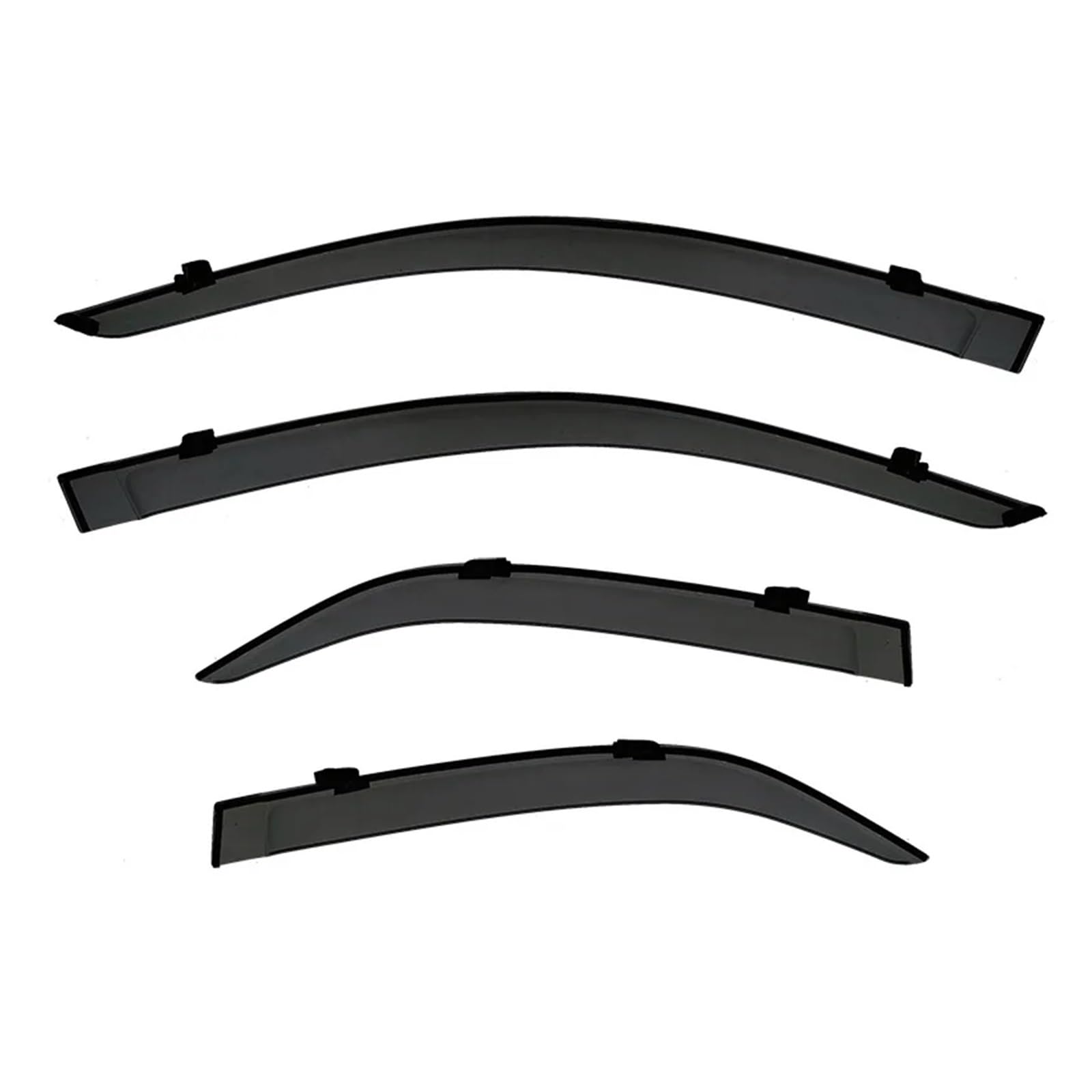 EOTCXJBX Regenschutz for Autofenster, Windabweiser, kompatibel mit Toyota Mark II Blit 2001–2005, schwarzes Autofenster-Visierzubehör(T-01) von EOTCXJBX