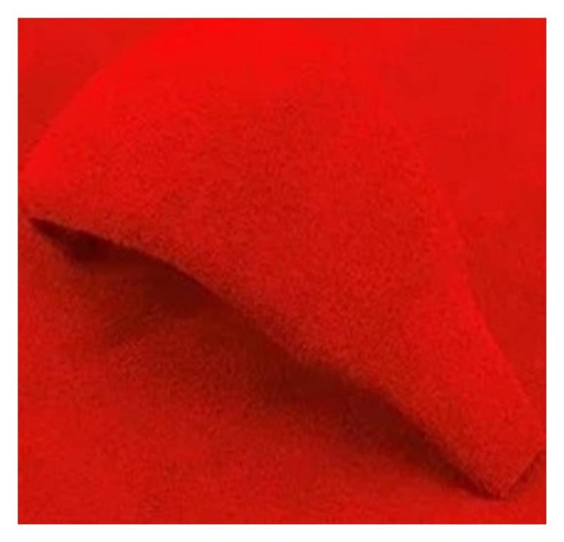 EOTCXJBX Schaltknauf-Schaltgriff-Aufkleber-Abdeckung, kompatibel mit Jeep Grand Commander Cherokee, Wildleder, Auto-Styling, Innenausstattung(Red Style A) von EOTCXJBX