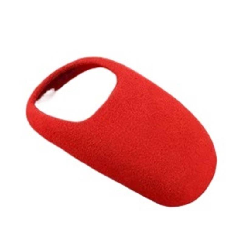 EOTCXJBX Schaltknauf-Schaltgriff-Aufkleber-Abdeckung, kompatibel mit Jeep Grand Commander Cherokee, Wildleder, Auto-Styling, Innenausstattung(Red Style C) von EOTCXJBX