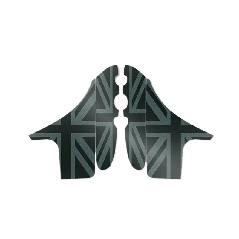 EOTCXJBX Seitenaufkleber aus Leder for Mini Cooper, kompatibel mit R55 R56 R57 R58 R59, Auto-Styling, Innenausstattung(Night Jack) von EOTCXJBX