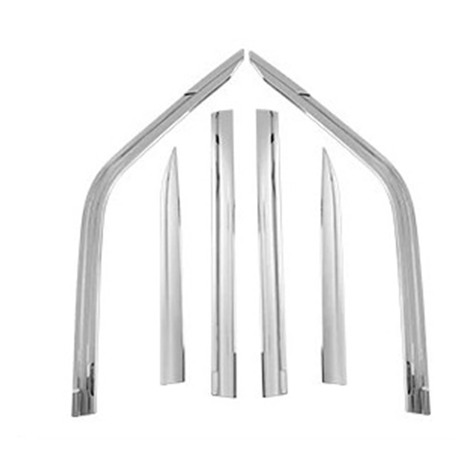 EOTCXJBX Seitenfenster-Deflektor, Regenschutz, Visier, kompatibel mit Toyota Land Cruiser 250 Prado Lc250 2024 1958, Upgrade-Zubehör for die Außendekoration(C Style Silver) von EOTCXJBX