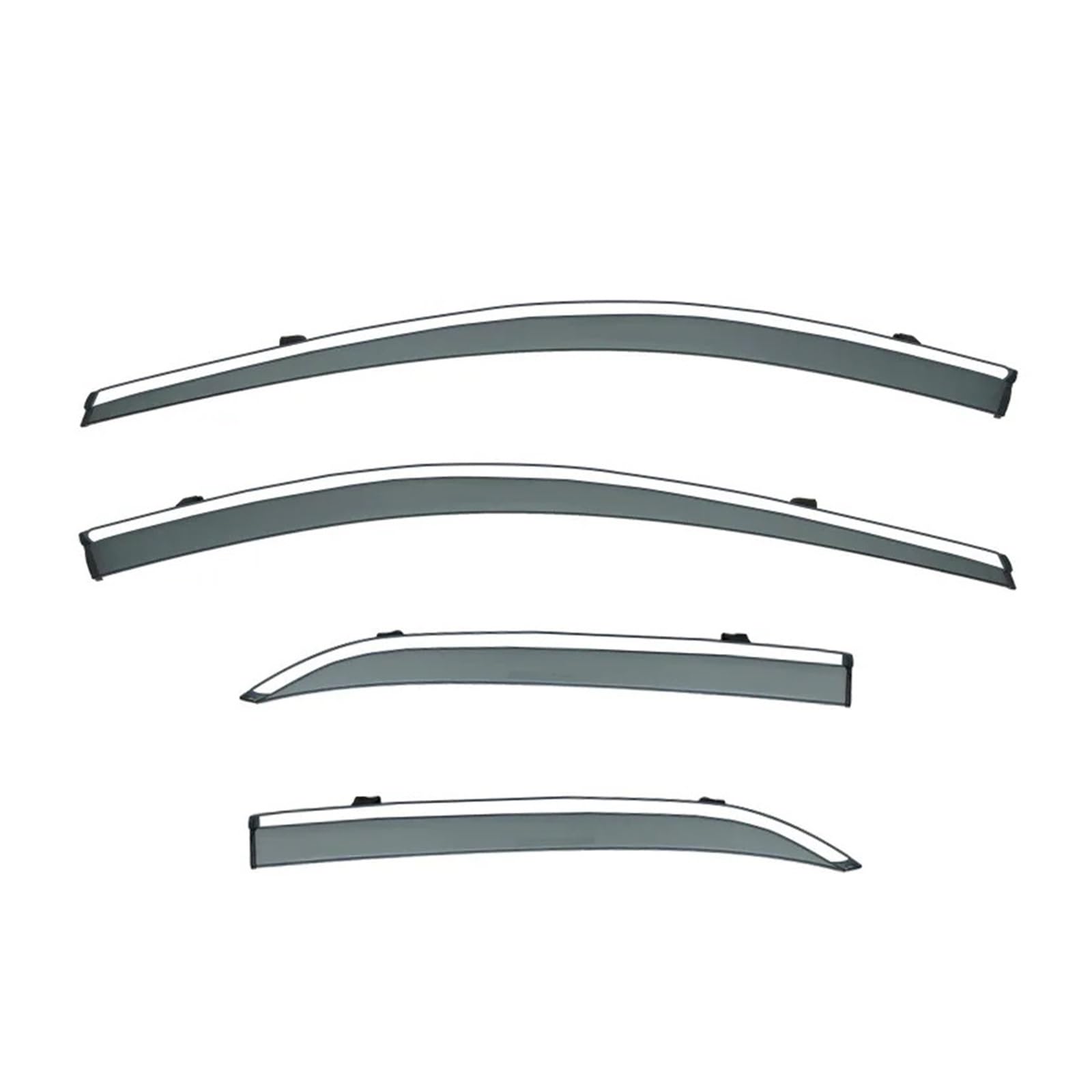 EOTCXJBX Seitenfenster-Deflektor-Entlüftungsvisiere, kompatibel mit Toyota Auris E180 E210 2012–2019, Autofenster-Visier, Autozubehör(2019+) von EOTCXJBX