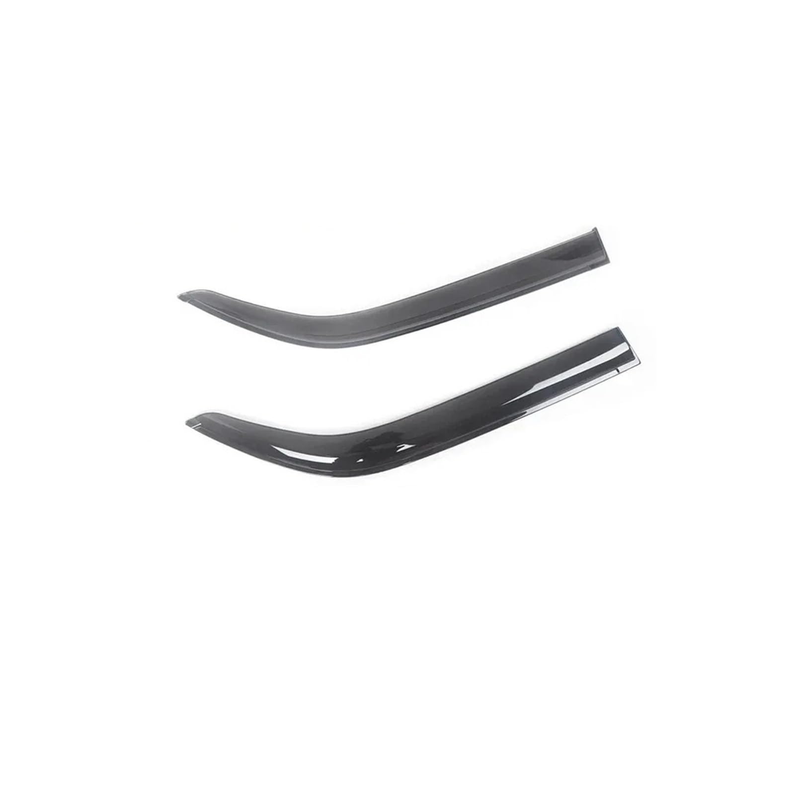 EOTCXJBX Seitenfenster-Windabweiser, kompatibel mit Audi A3 8P 8V 2004–2019, schwarzer Regenschutz, Fenster-Lüftungsblenden, dunkler Rauch, Ventvisor, Autozubehör(TYPE1) von EOTCXJBX