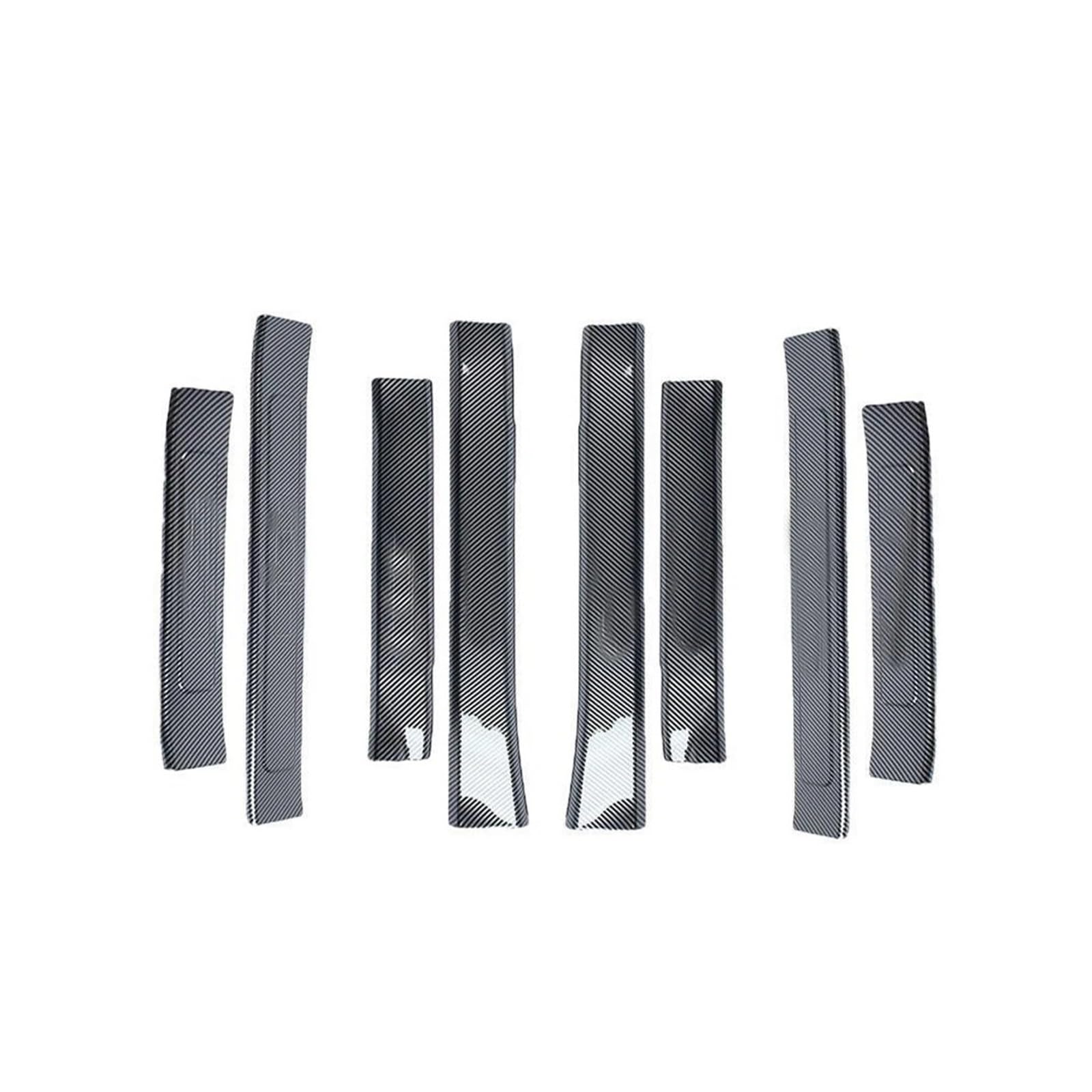 EOTCXJBX Türschweller-Abnutzungsplatte, Willkommenspedal, Schwellenschutz, Abdeckungsaufkleber, kompatibel mit Kuga Escape ST-Line CX482 2020~2025, Auto-Styling, Innenzubehör(Full Set) von EOTCXJBX