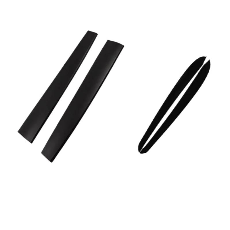 EOTCXJBX Türverkleidungsstreifen-Abdeckungsaufkleber, kompatibel for Tesla Model 3 Y 2021–2024, Kohlefaser-ABS, Auto-Styling, Innenzubehör(Matte Black 4PCS) von EOTCXJBX