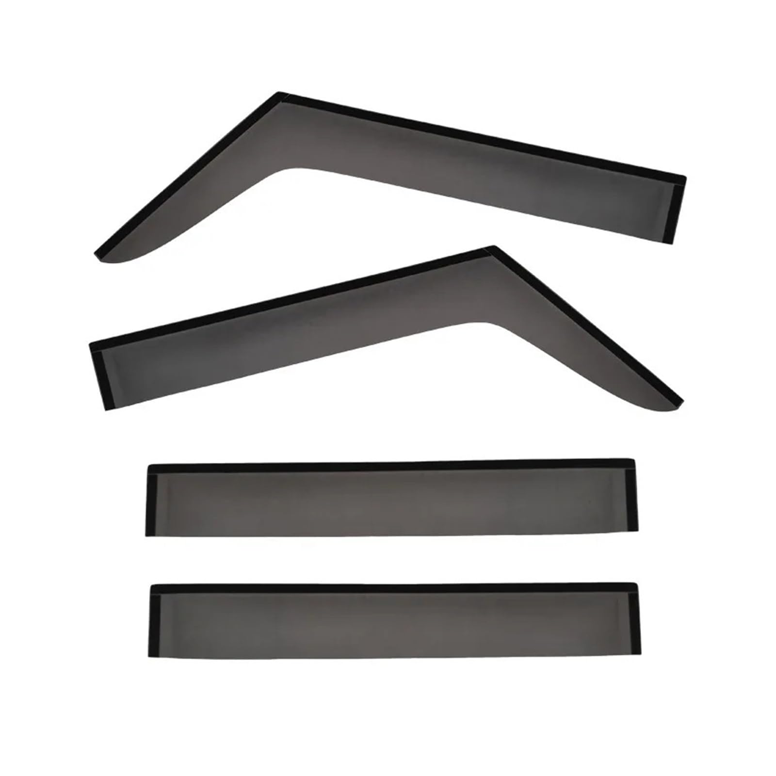 EOTCXJBX Windabweiser for LKWs, kompatibel mit Jeep Gladiator 2019+, Schwarze Autofenster-Visier-Markisen EOTCXJBX Windabweiser for LKWs, kompatibel mit Jeep Gladiator 2019+, Schwarze Autofenster-Visier-Markisen von EOTCXJBX