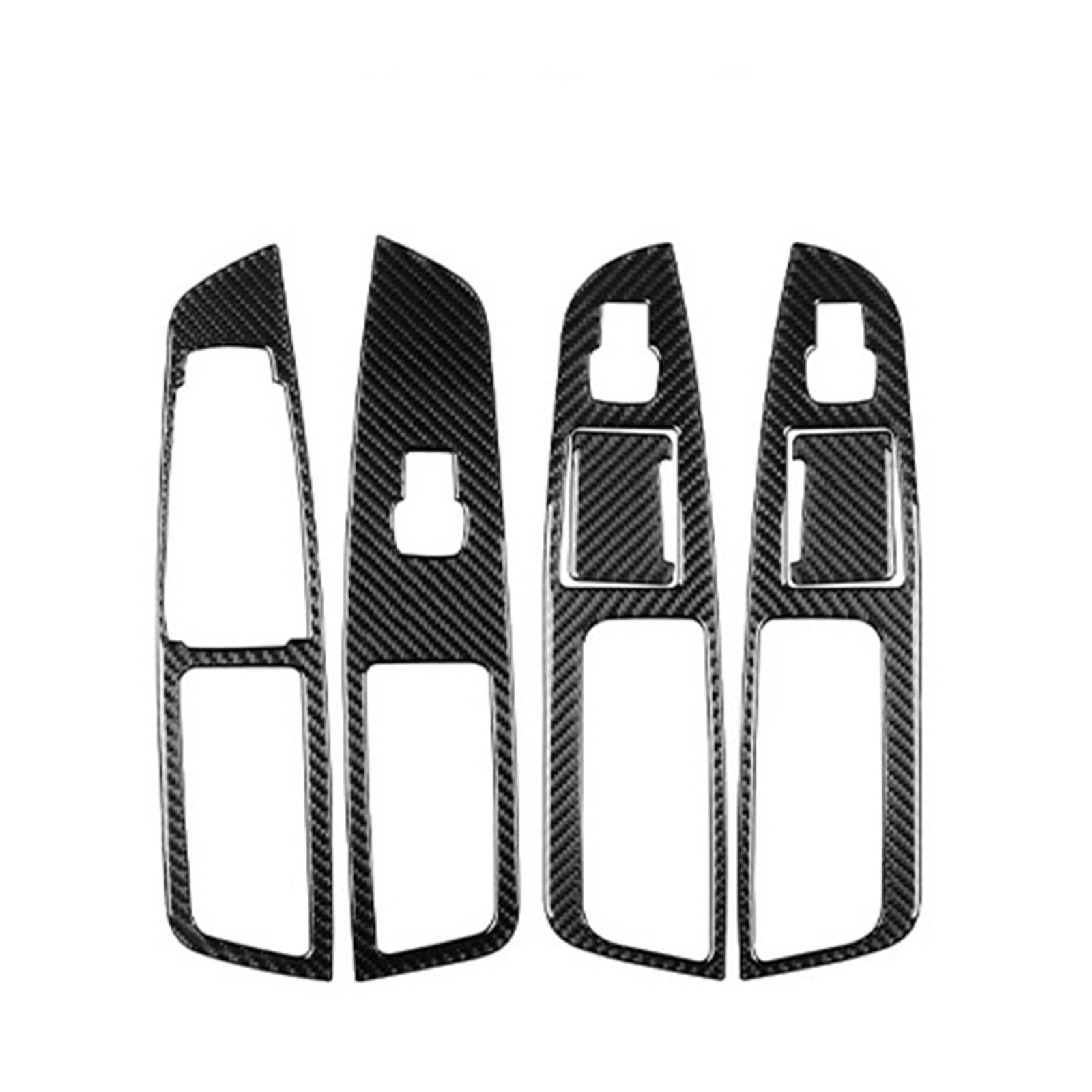 EOTCXJBX Zentralverriegelung Schalthebel Wasserbecher Türhebeplatte Anzug Kompatibel for Edge 2015-2019 Carbonfaser-Autozubehör Dekorative Aufkleber(Type 5) von EOTCXJBX