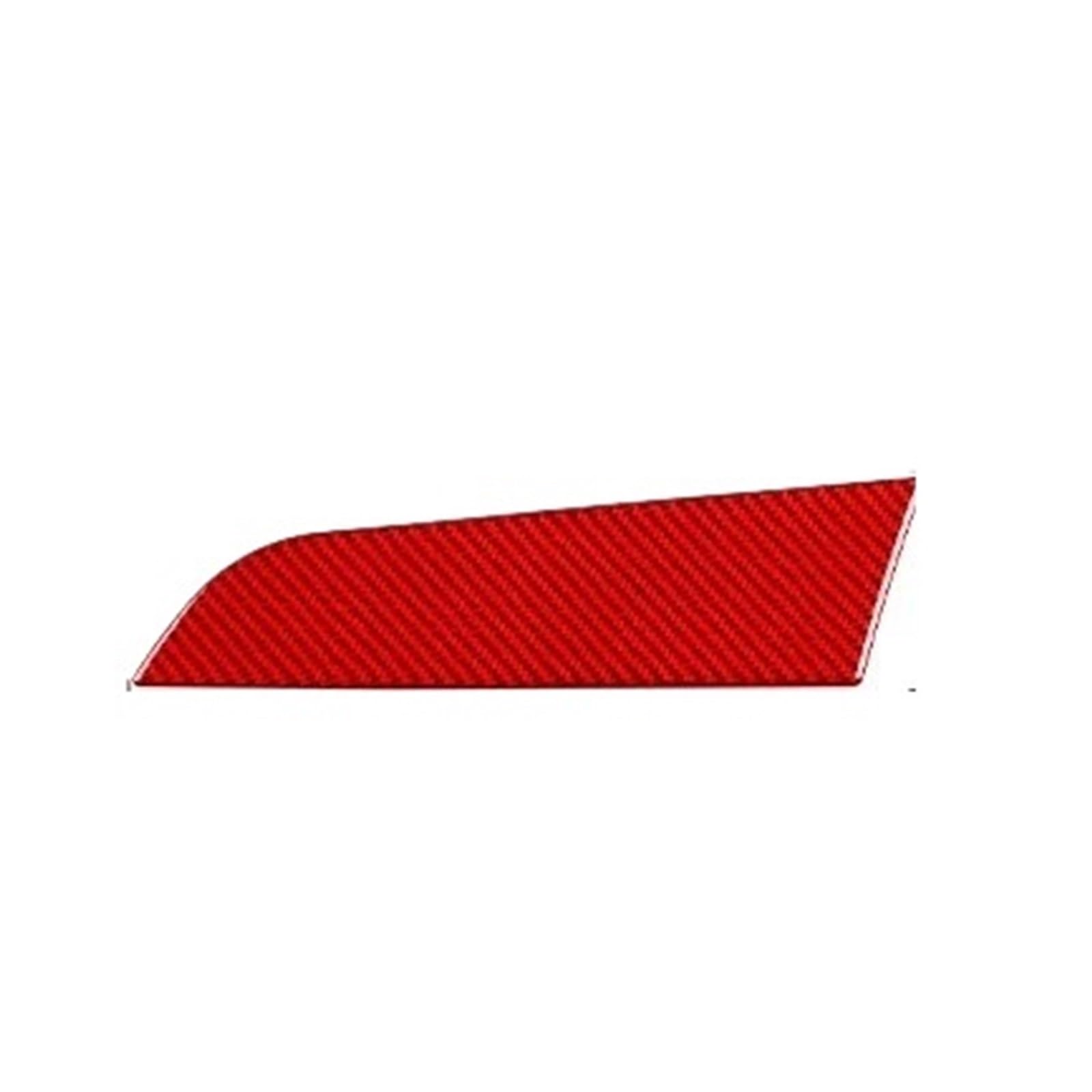 EOTCXJBX Zierleiste for Co-Pilot-Instrumententafel, kompatibel mit Focus MK3 2012–2014, Aufkleber aus echter Kohlefaser, dekoratives Zubehör for die Autoinnenseite(2 Red LHD) von EOTCXJBX