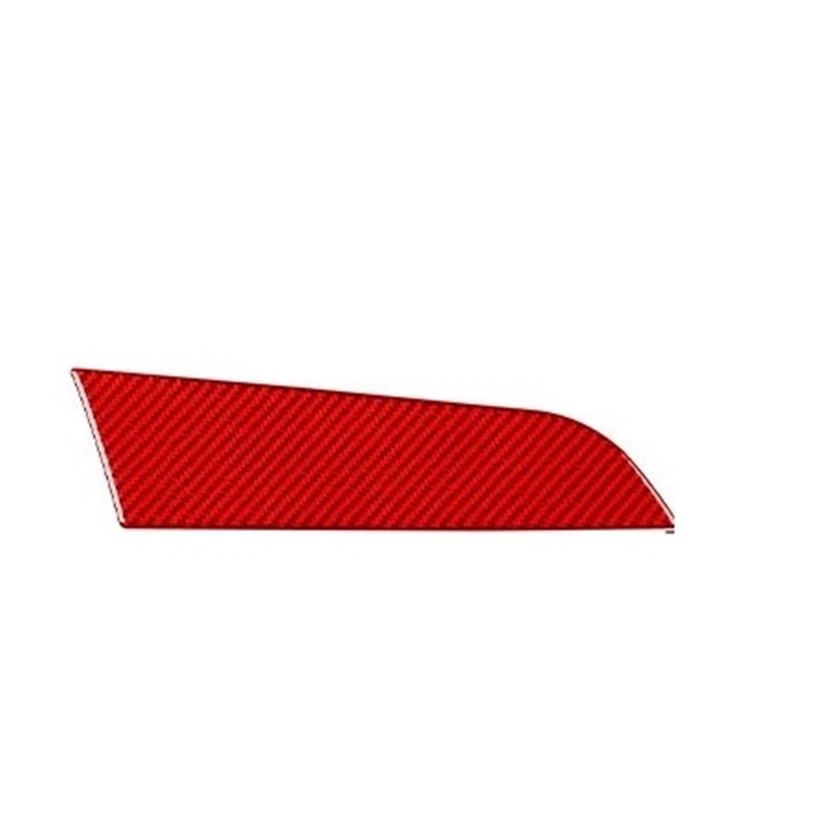 EOTCXJBX Zierleiste for Co-Pilot-Instrumententafel, kompatibel mit Focus MK3 2012–2014, Aufkleber aus echter Kohlefaser, dekoratives Zubehör for die Autoinnenseite(2 Red RHD) von EOTCXJBX