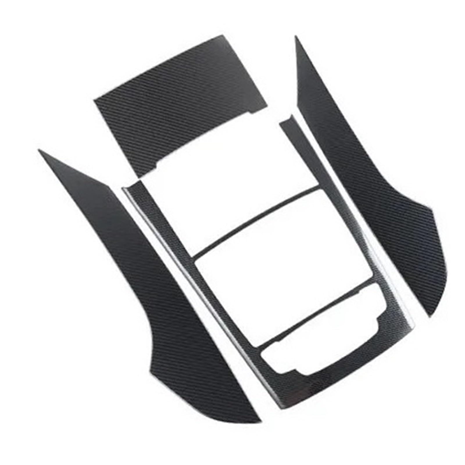 EOTCXJBX Zierleiste for den Schalthebelrahmen der Mittelkonsole, kompatibel mit Audi A6 C7 2012–2018, Karbonfaserstruktur/schwarz gebürstetes Auto-Styling, Innenausstattung(Carbon Fiber Look) von EOTCXJBX