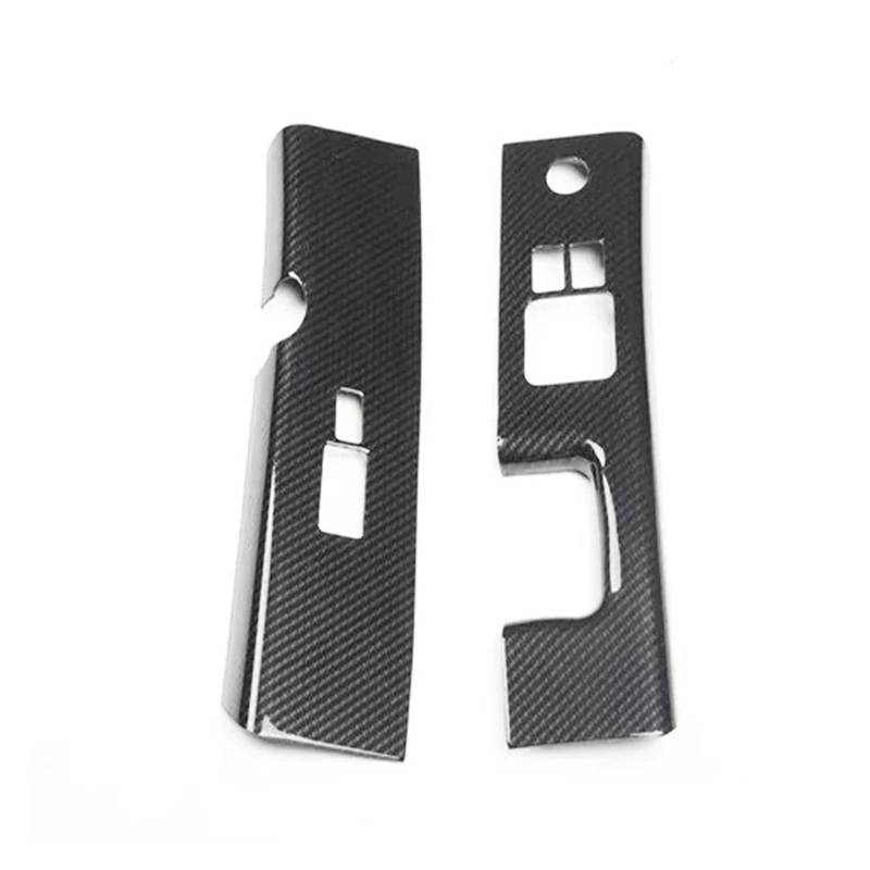 EOTCXJBX Zierleisten Abdeckung Getriebe Aufkleber Kompatibel for Nissan 350Z 2003-2006 ABS Carbon Fiber Car Styling Innenausstattung(A Power Windows) von EOTCXJBX