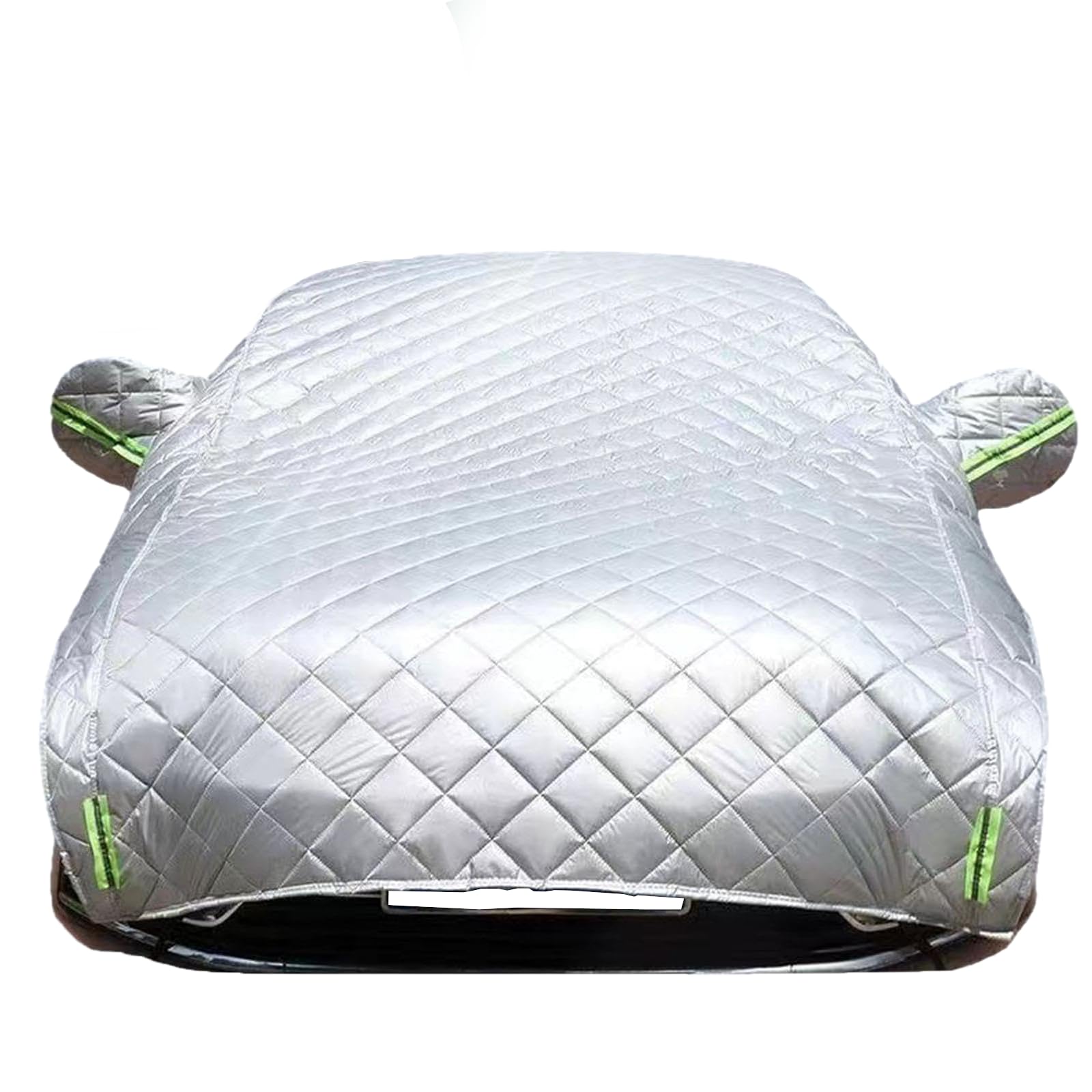 Hail Protector Car Cover - 5-Layer Padded Anti-Hail Shield for SUV/Sedan | Rain Protection & Windproof with Reflective Strips | Universal Fit All-Weather Protection (2025 Upgraded) (Black,Hatchback)(W von EPASHA