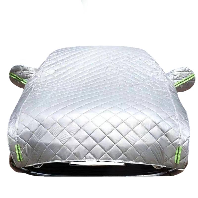 Hail Protector Car Cover - 5-Layer Padded Anti-Hail Shield for SUV/Sedan | Rain Protection & Windproof with Reflective Strips | Universal Fit All-Weather Protection (2025 Upgraded) (Black,Hatchback)(W von EPASHA