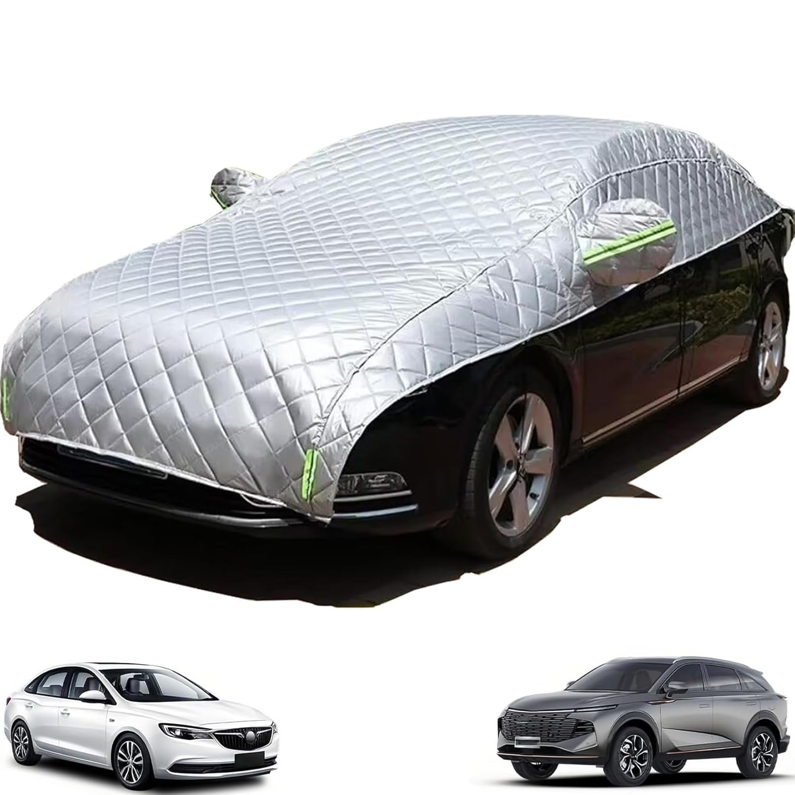 Hail Protector Car Cover SUV, Padded Car Covers for Hail, Durability Snowproof Windproof Hail Blankets for SUV/Sedan(Sedan) von EPASHA