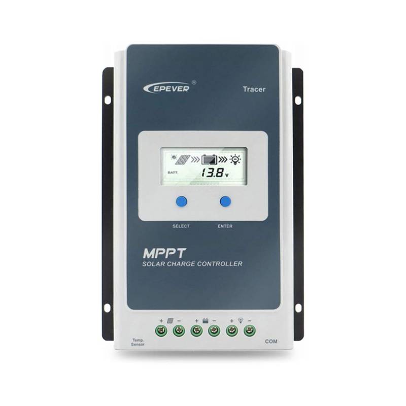 EPEVER® 10A MPPT Solarladeregler 12V/24V Automatische Identifizierung mit LCD-Display für Kommunikation Basisstationen und HaushaltsSysteme - Tracer 1210AN von EPEVER
