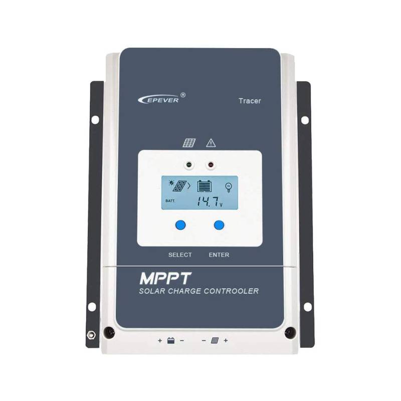 EPEVER 50A MPPT Solarladeregler 12V/24V/36V/48V mit LCD-Display, Leerlaufspannung bis 150V für Sealed, GEL, Flooded und User-Tracer 5415AN von EPEVER
