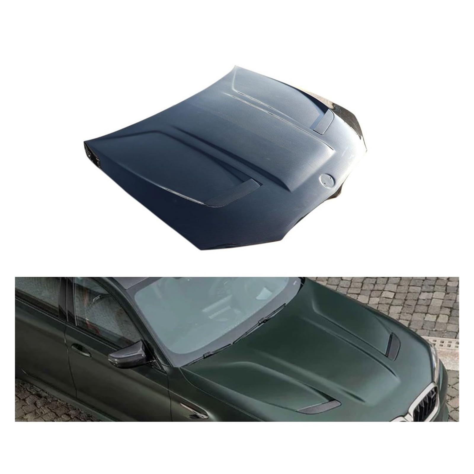 5Series F90 Prepreg Dry Carbon Fiber Auto Motorhaube Motorhaube kompatibel for F90 M5 Limousine 4-Türer 5Series F90 Prepreg Dry Carbon Fiber Auto Motorhaube Motorhaube kompatibel for F90 M5 Limousine 4-Türer von EPNYWJTE