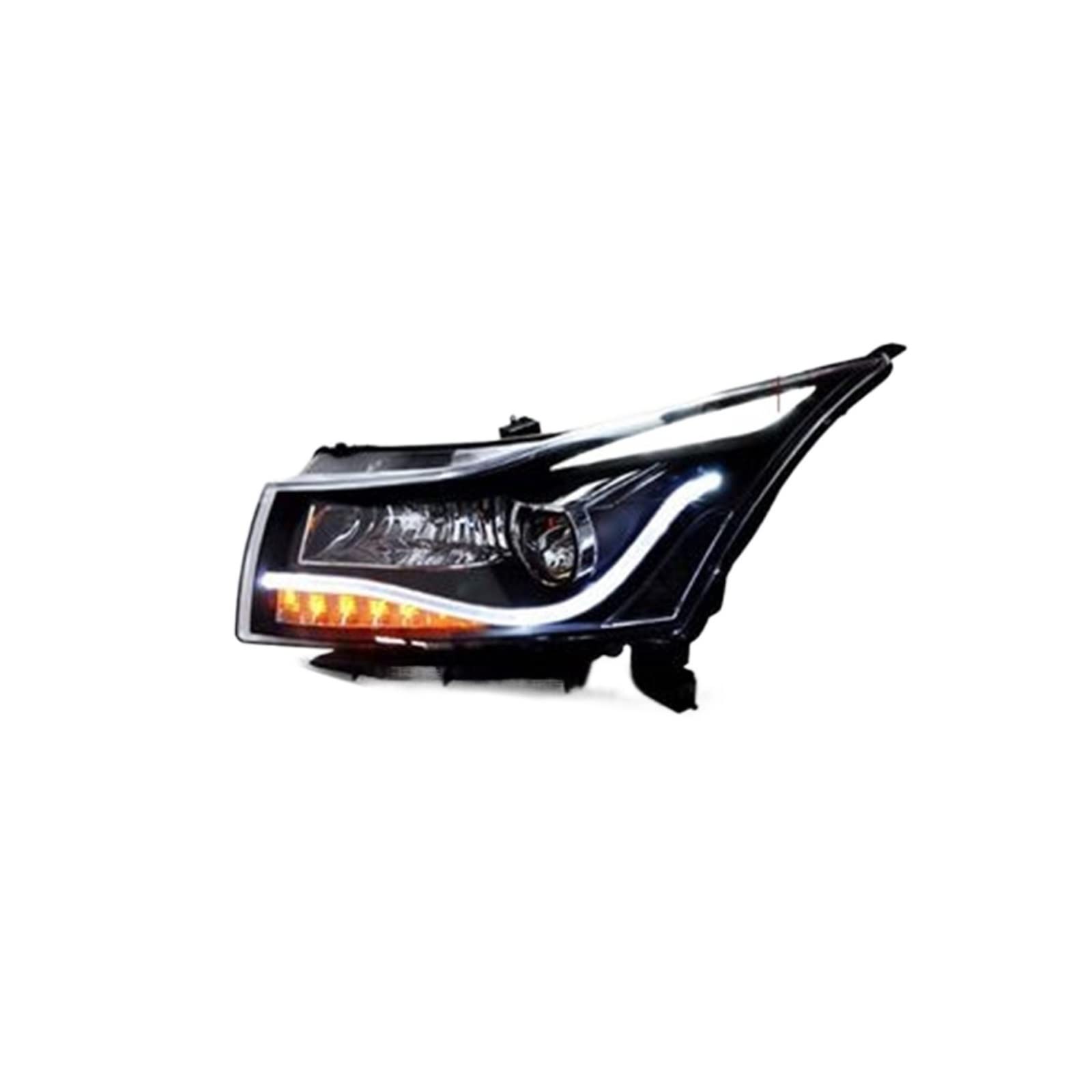 Auto-LED-Scheinwerfer-Baugruppe, kompatibel for Cruze 2009–14, DRL-Tagfahrlicht(Style 1) von EPNYWJTE
