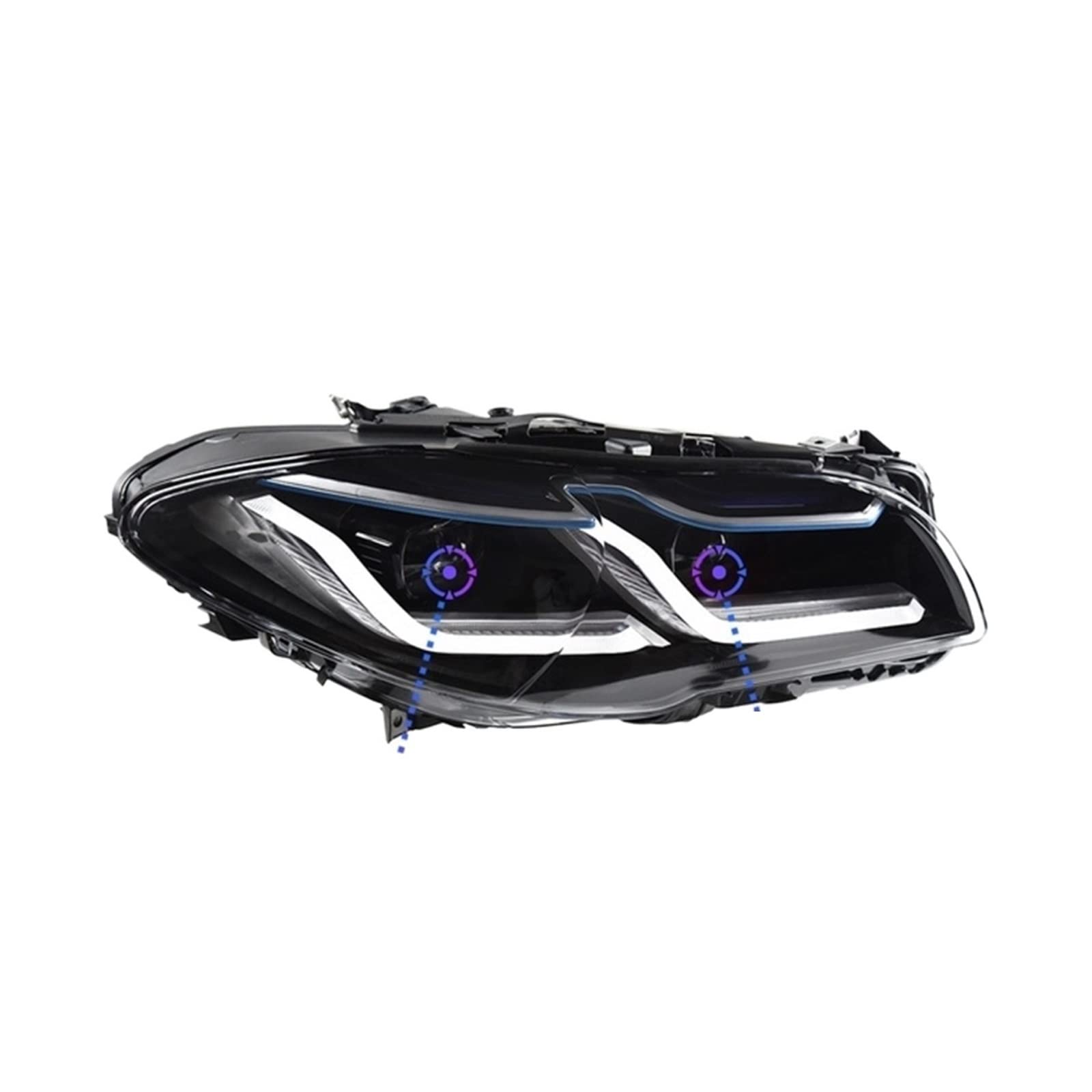 Auto Lichter Kompatibel for BMW F10 LED Scheinwerfer Projektor Objektiv 2010-2016 F18 520i 525i 530i F11 Front DRL Signal Automotive Zubehör(2010-2013 Halogen) von EPNYWJTE
