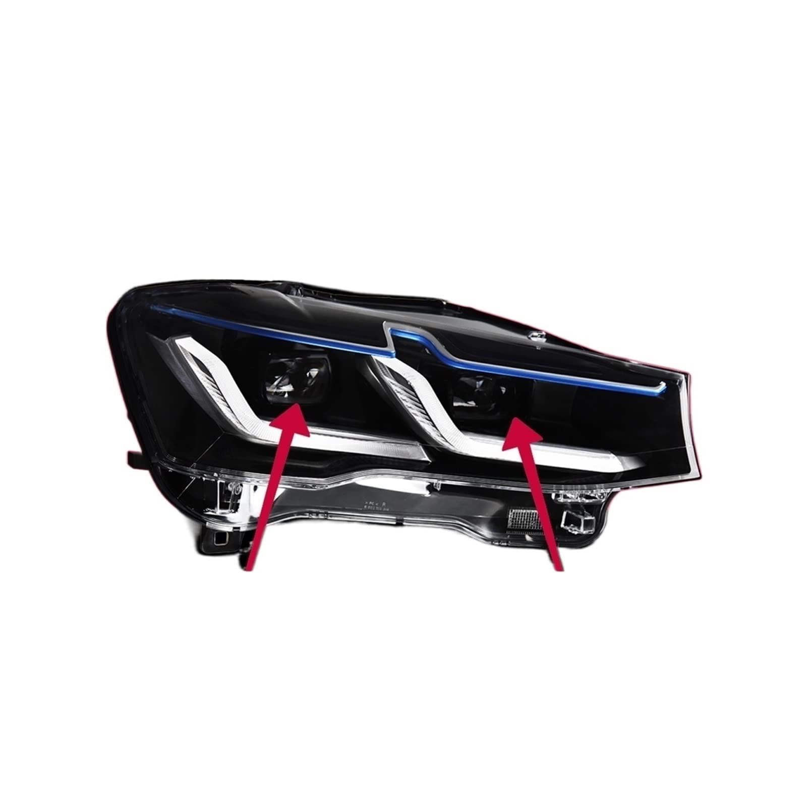 Auto Lichter Kompatibel for BMW X3 F25 LED Scheinwerfer Projektor Objektiv 2010-2016 X4 F26 Kopf Lampe Vorne DRL Signal Automotive Zubehör(For X4 F26,Left Hand Drive) von EPNYWJTE