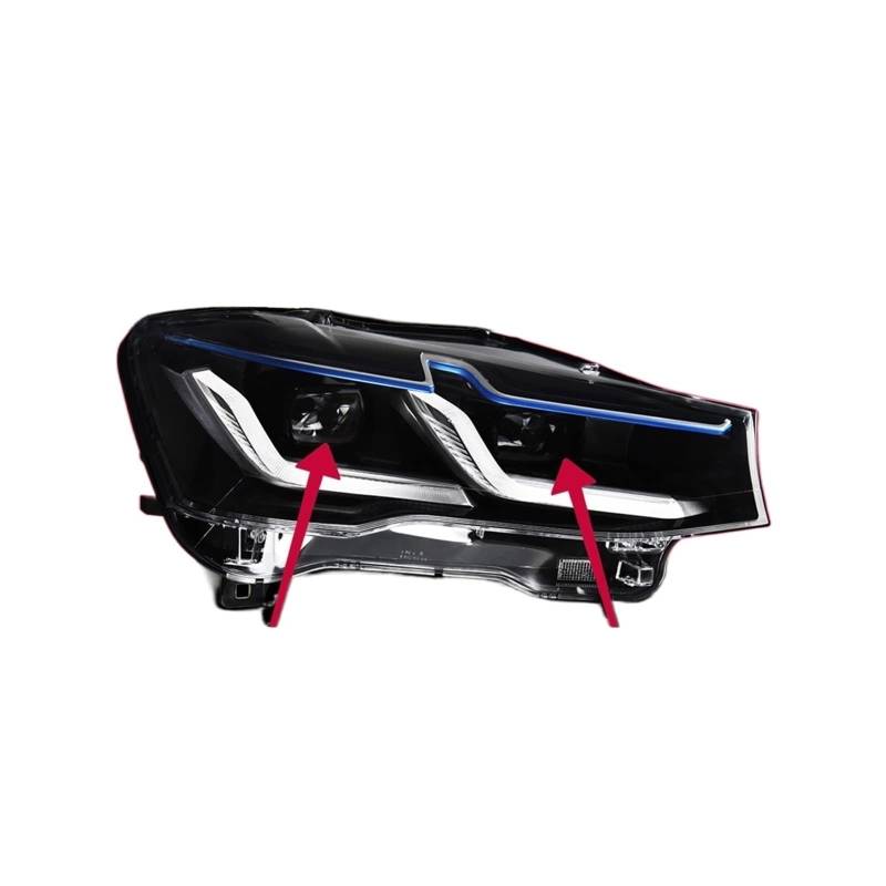 Auto Lichter Kompatibel for BMW X3 F25 LED Scheinwerfer Projektor Objektiv 2010-2016 X4 F26 Kopf Lampe Vorne DRL Signal Automotive Zubehör(For X4 F26,Left Hand Drive) von EPNYWJTE