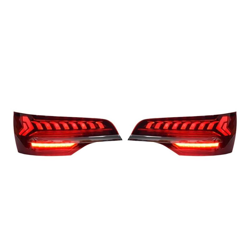 Auto Styling Rücklicht Kompatibel for Audi Q7 Rückleuchten 2006-2015 Q7 LED Rücklicht DRL Bremse Reverse Stop Lampe Automotive Zubehör(LED) von EPNYWJTE