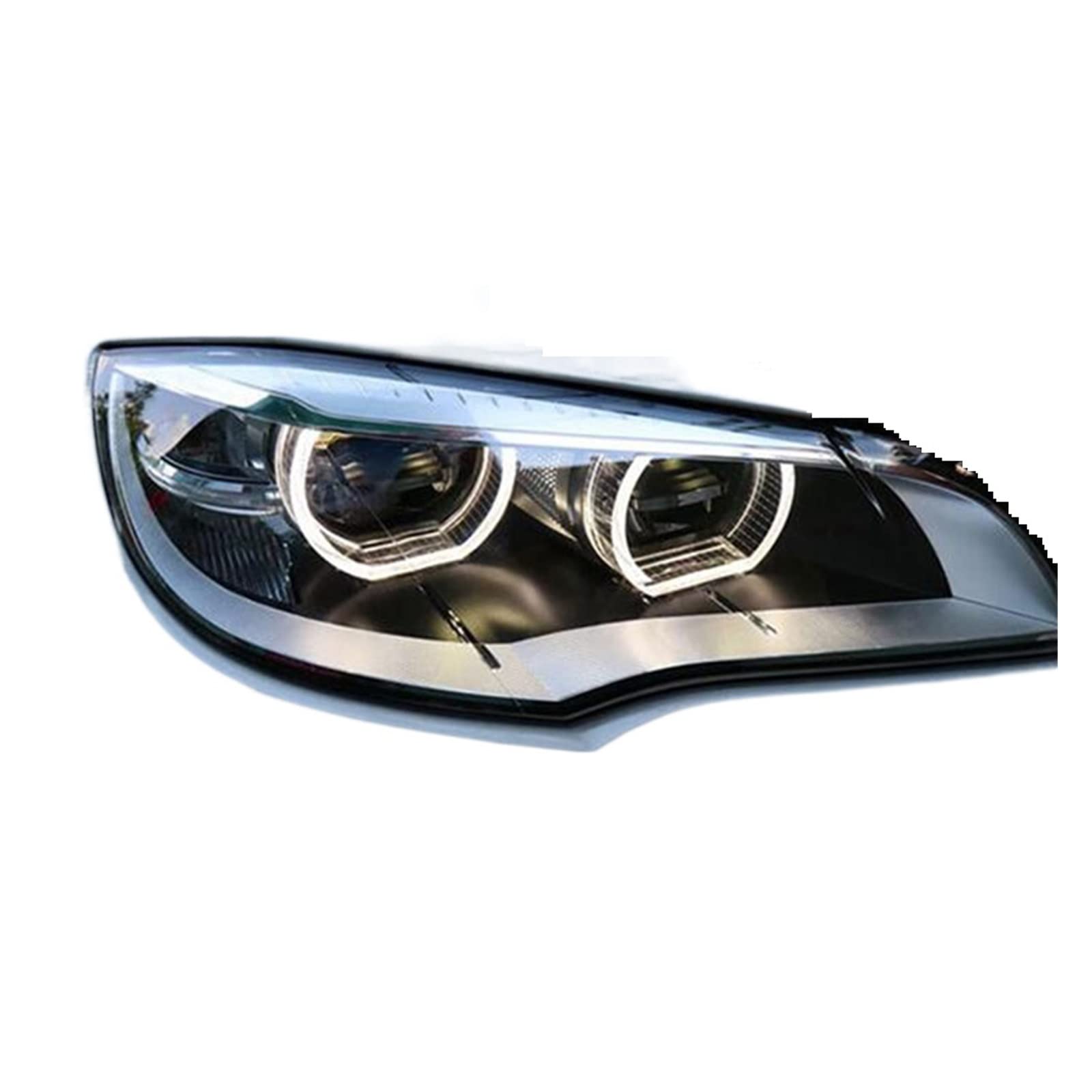 Auto-Styling-Scheinwerfer, kompatibel mit BMW E71-Scheinwerfern 2008–2014 X5 X6, Angel Eye-Scheinwerfer, DRL-Signallampe, Autozubehör Auto-Styling-Scheinwerfer, kompatibel mit BMW E71-Scheinwerfern 2008–2014 X5 X6, Angel Eye-Scheinwerfer, DRL-Signallampe, Autozubehör von EPNYWJTE