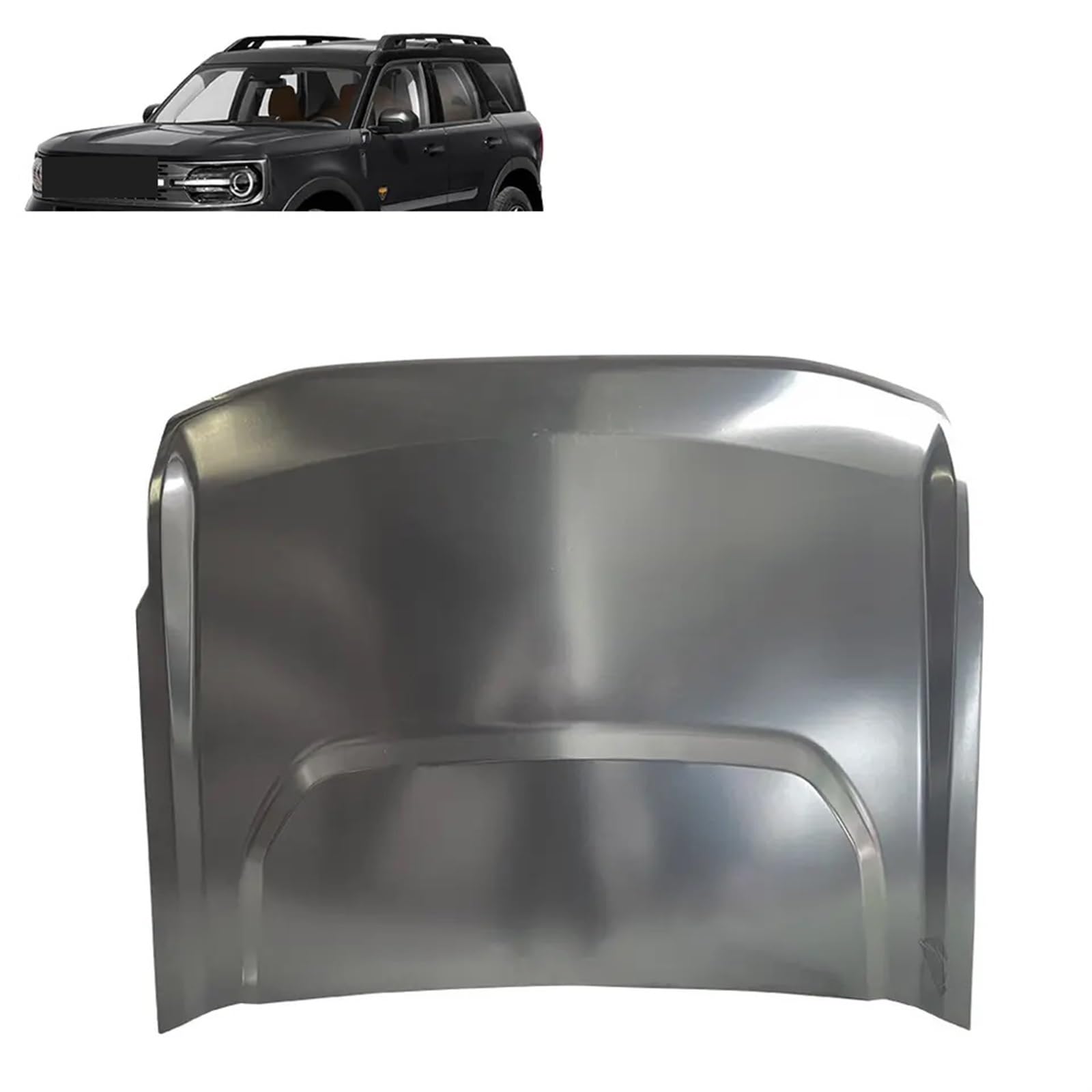 Auto Teile OEM Stil Auto Stahl Front Stoßstange Unterstützung Motor Motorhaube Haube Abdeckung Kompatibel for Bronco 2021- Auto Teile OEM Stil Auto Stahl Front Stoßstange Unterstützung Motor Motorhaube Haube Abdeckung Kompatibel for Bronco 2021- von EPNYWJTE