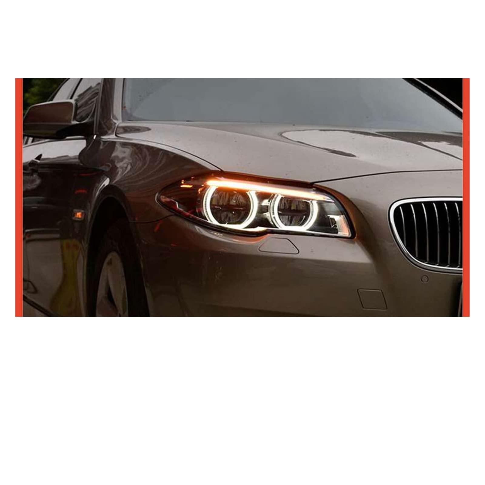 Autolampen kompatibel for BMW F10 F18 Scheinwerfer 2010–2016 520i 525i 530i 535i M5 ALLE LED-Scheinwerfer DRL LED-Strahl Kfz-Zubehör(ONE SET) von EPNYWJTE