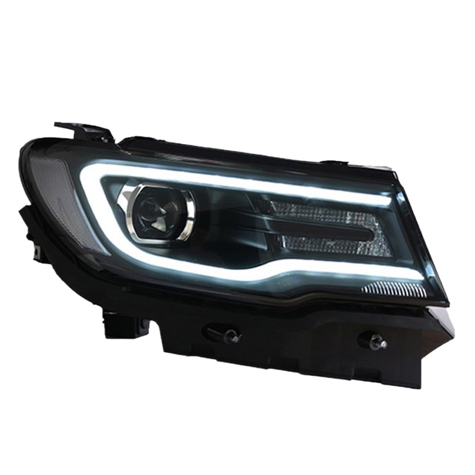 Autozubehör kompatibel for Jeep Compass Scheinwerfer 2017–2019 Scheinwerfer Kompass DRL Blinker Fernlicht Angel Eye Projektorlinse Autozubehör kompatibel for Jeep Compass Scheinwerfer 2017–2019 Scheinwerfer Kompass DRL Blinker Fernlicht Angel Eye Projektorlinse von EPNYWJTE