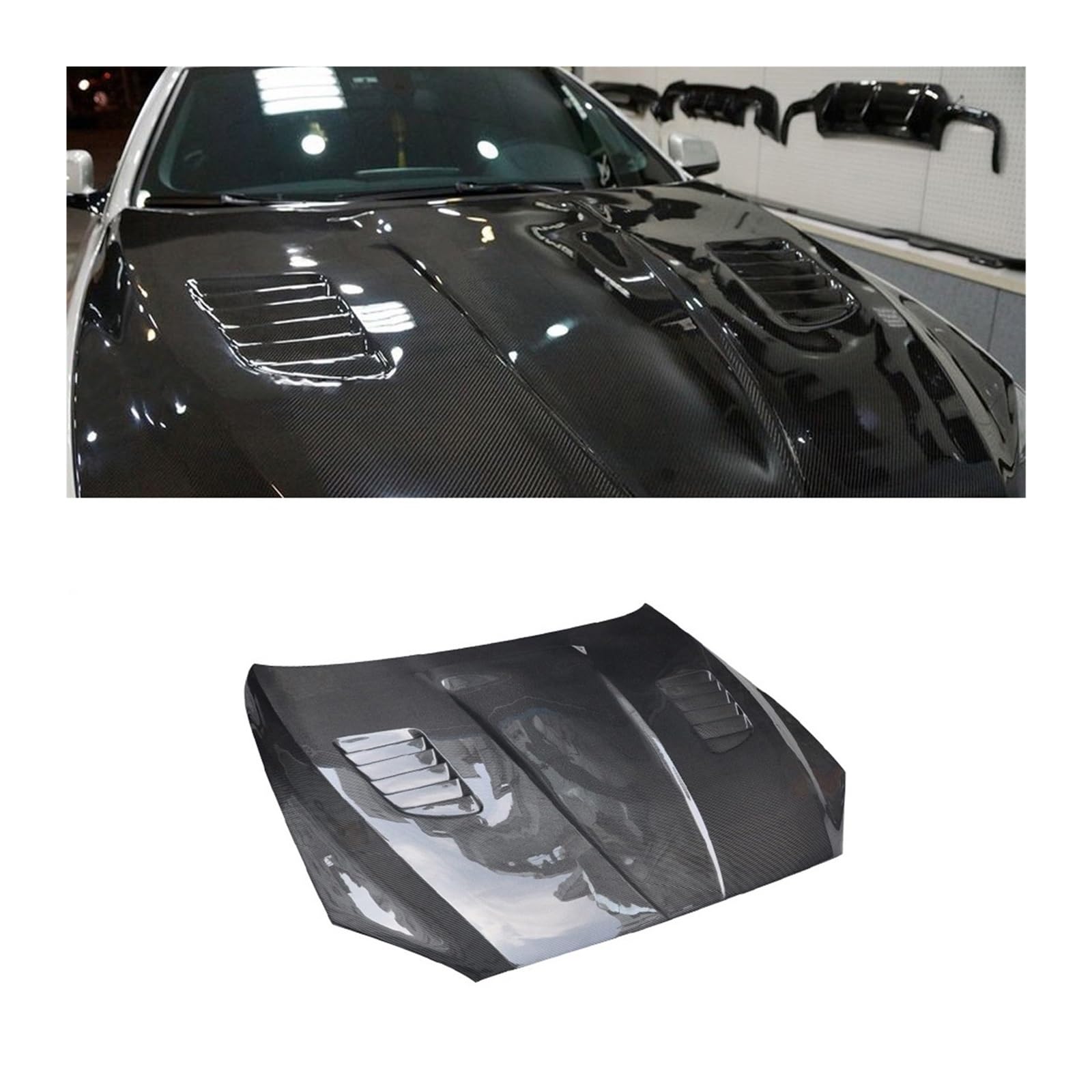 Carbon Body Kit vorne Motorhaube Abdeckung Motorhaube kompatibel for M6 F06 F12 F13 2014–2017 Carbon Body Kit vorne Motorhaube Abdeckung Motorhaube kompatibel for M6 F06 F12 F13 2014–2017 von EPNYWJTE
