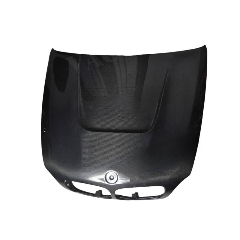 Carbon Fiber Front Stoßstange Motorhaube Vent Spoiler Abdeckung Grill Rahmen Kompatibel for BMW X5 E70 X6 E71 2007-2013 Auto Styling Bodykits(B Style) von EPNYWJTE