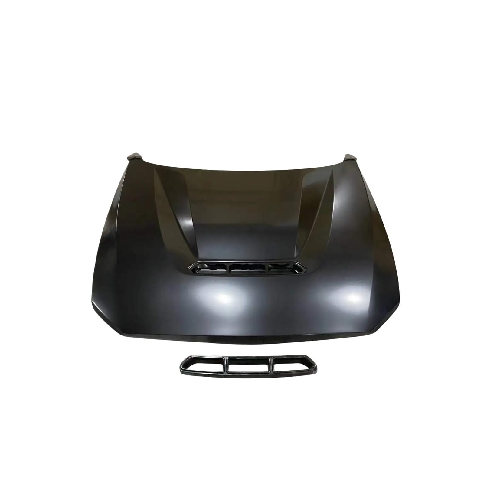 Carbon Fiber Kompatibel for BMW 2 Serie F22 F23 M2 F87 M2C 2014-2021 Auto Vorderen Stoßfänger Motor Abdeckung Haube motorhaube Vent Teile Upgrade Körper Kit(Aluminum alloy) von EPNYWJTE