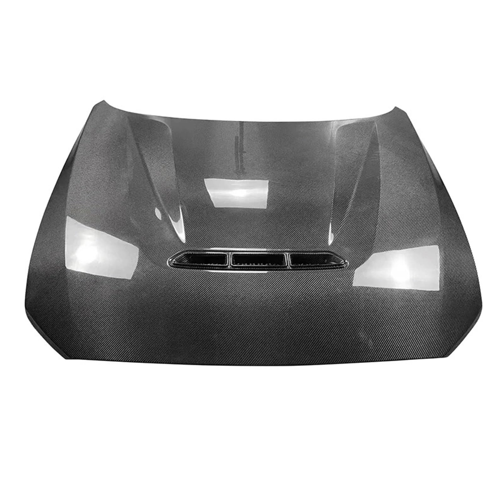 Carbon Fiber Kompatibel for BMW 2 Serie F22 F23 M2 F87 M2C 2014-2021 Auto Vorderen Stoßfänger Motor Abdeckung Haube motorhaube Vent Teile Upgrade Körper Kit(Carbon Fiber) von EPNYWJTE