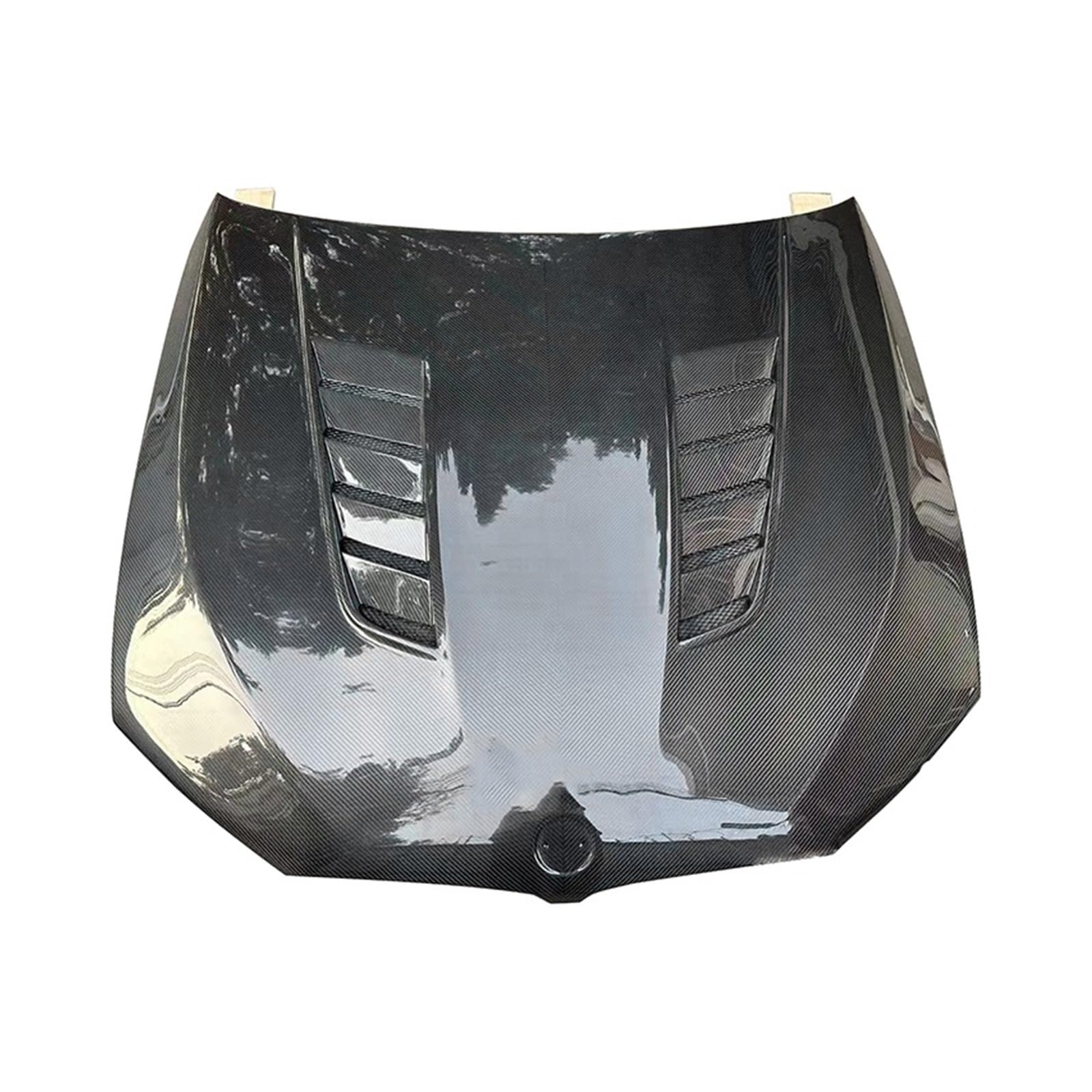 Carbon Fiber Kompatibel for BMW 5 Series M5 F90 G30 G38 Auto Vorderen Stoßfänger Motor Abdeckung Haube Motorhaube Vent Teile Upgrade körper Kit(Carbon Fiber) von EPNYWJTE